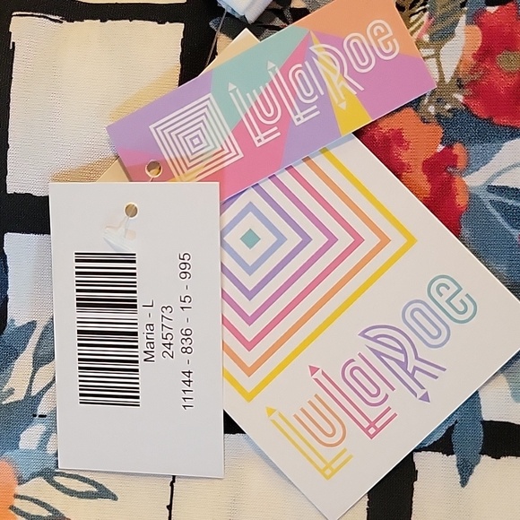 NWT Lularoe "Maria" maxi-dress - Picture 5 of 5